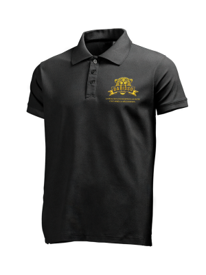 Polo coton brodé Dabisso Noir